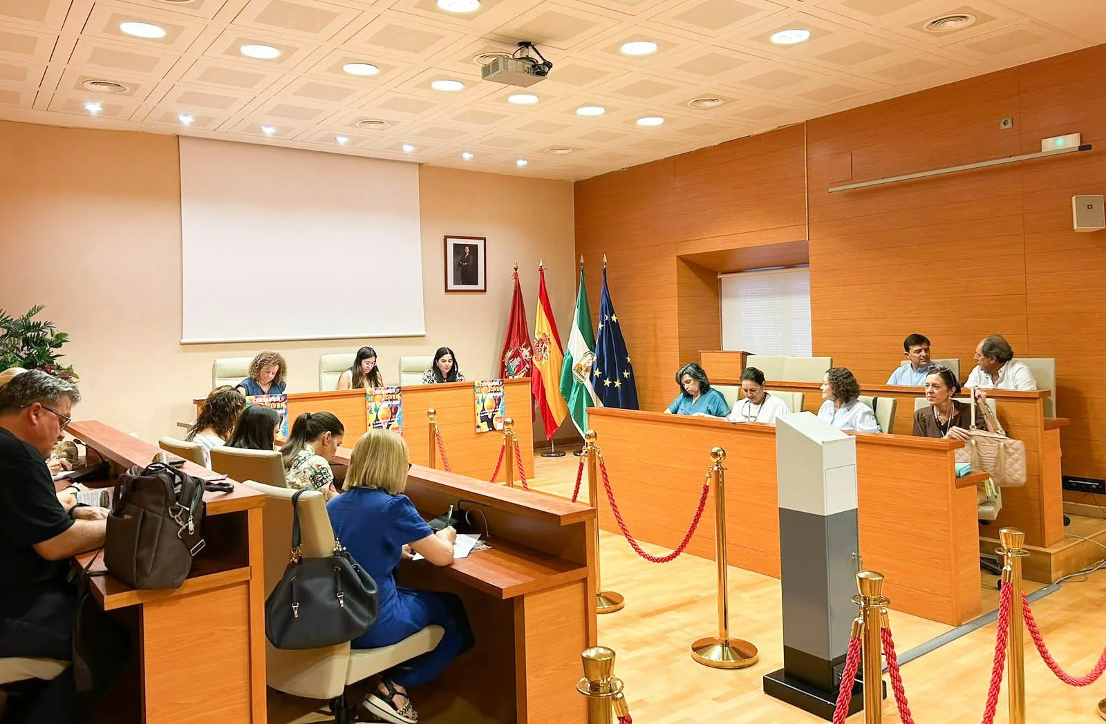 Meeting of Osuna's Municipal Coeducation Commission with representatives of local schools