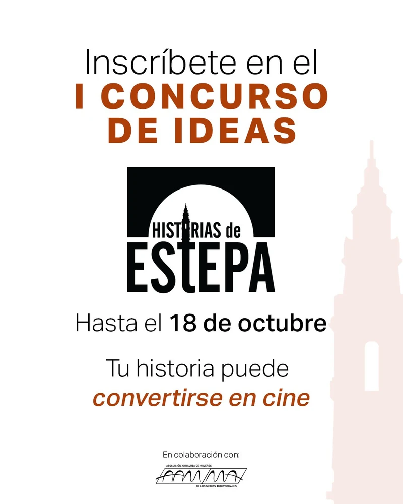 Graphic for the first Historias de Estepa Ideas Competition, open until 18 October